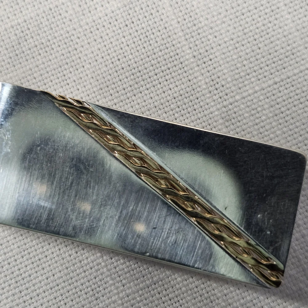 Silver and Gold Money Clip